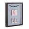 ArtToFrames 11x17 Inch Shadow Box Picture Frame, with a Satin Black Tall 1.00" Wide Shadowbox frame and Super White Mat Backing (4654)